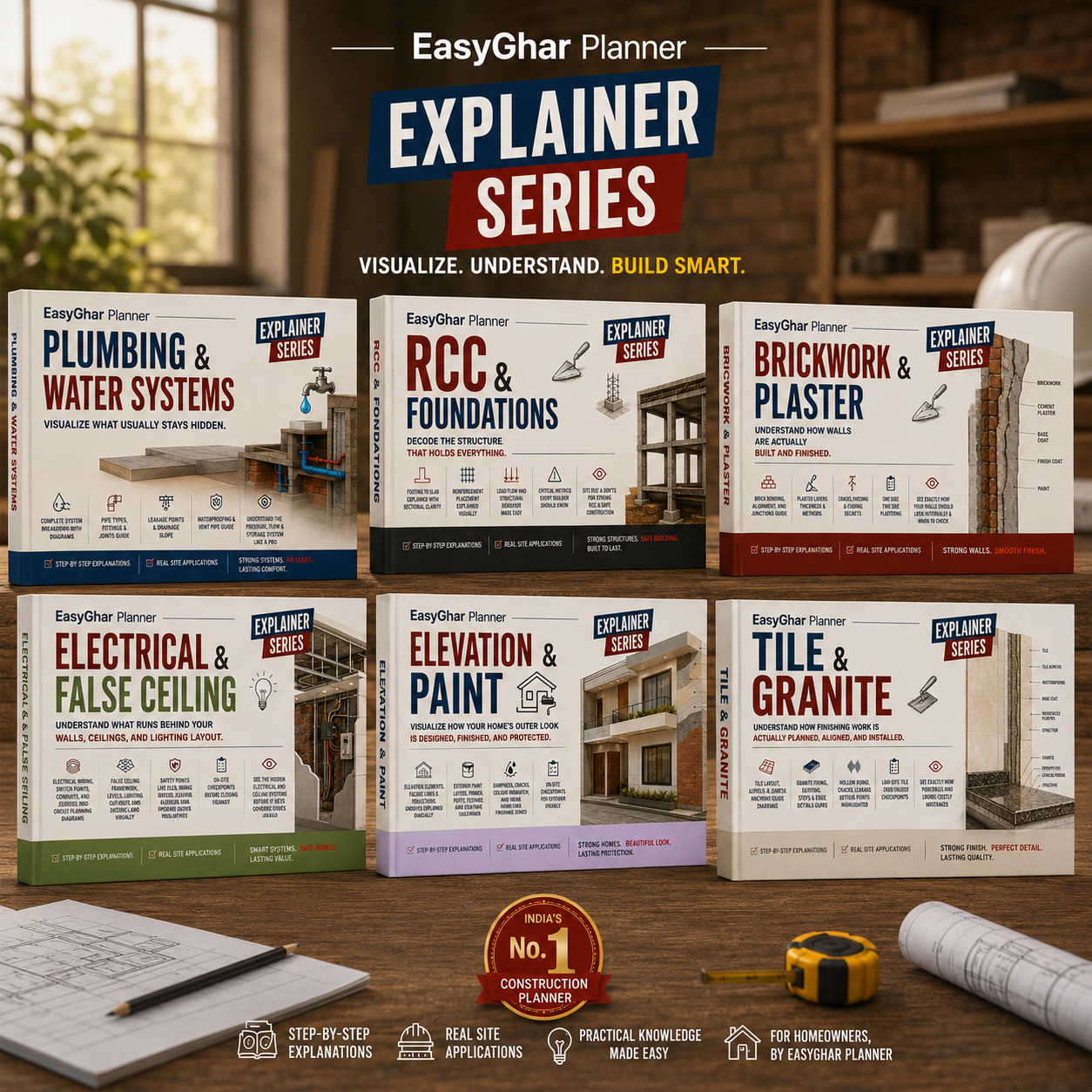 Complete Home Construction Explainer Bundle (6 Books)