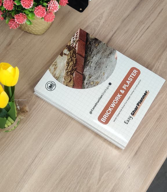 BrickWork & Plaster Book [1 Printed+ ebook] EasyGhar Planner™ Dec 2025 Edition