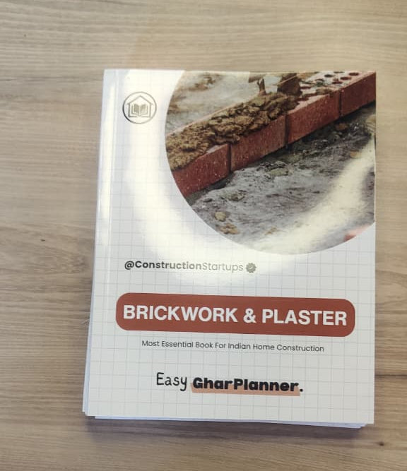 BrickWork & Plaster Book [1 Printed+ ebook] EasyGhar Planner™ Dec 2025 Edition