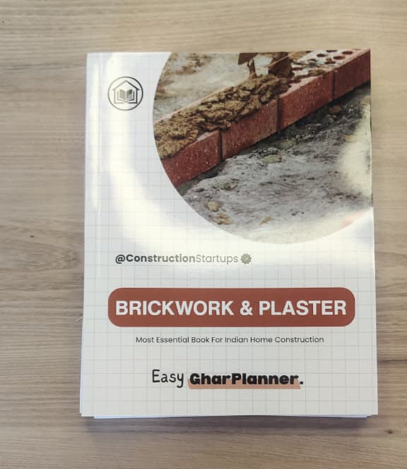 BrickWork & Plaster Book [1 Printed+ ebook] EasyGhar Planner™ Dec 2025 Edition